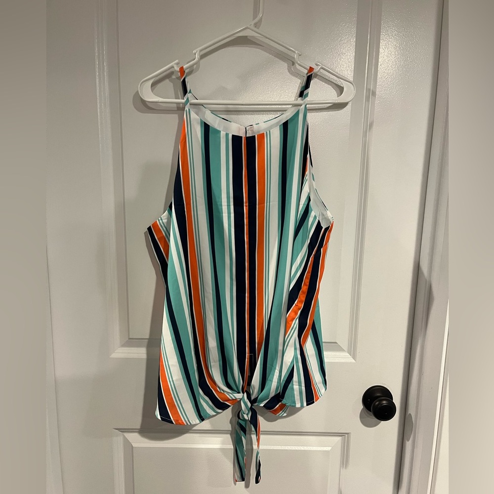 Women's Sleeveless High Neck Tank Top